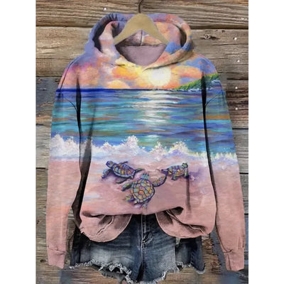 NERIA® | Sweatshirt met bloemenprint