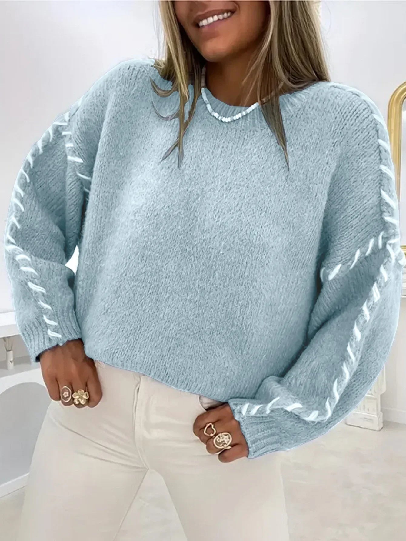 Eva™ | Casual en Warme Gebreide Trui