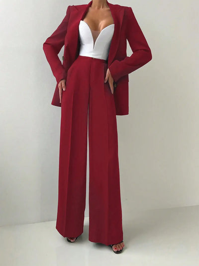 Melanie® | Dames Tweedelig Set – Tijdloze Elegantie en Moderne Kracht