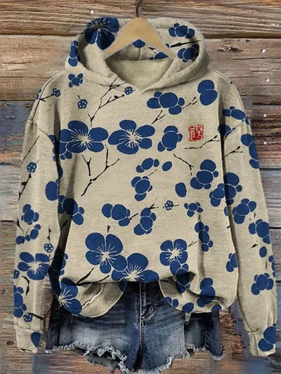 YLENA® | Sweatshirt met bloemenprint