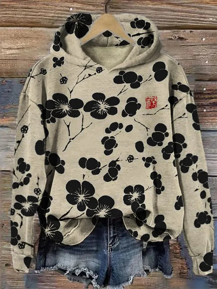 YLENA® | Sweatshirt met bloemenprint