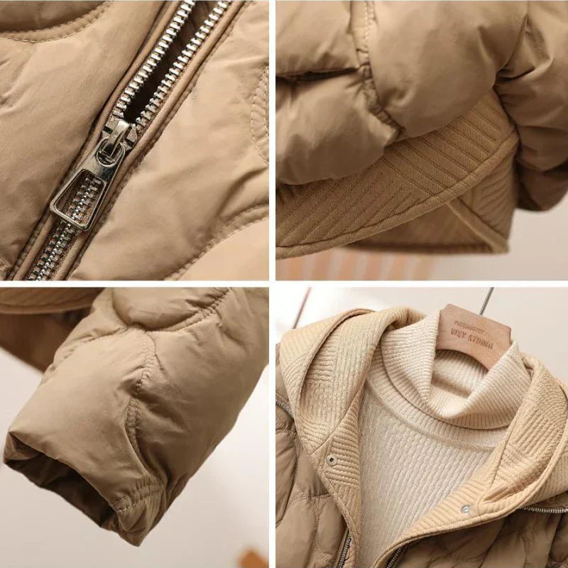 Elisabeth® | Stijlvolle jas met capuchon in twee delen.