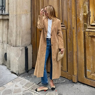 Louise® | Trenchcoat van Suède