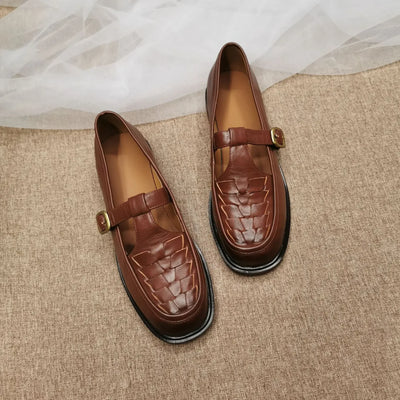 Elisabeth® | Vegan Leren Orthopedische Mary Jane Schoenen