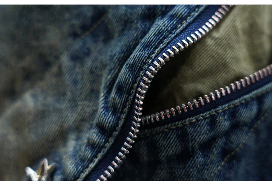 Laurent™ | Baggy Denim Broeken met Ceintuur