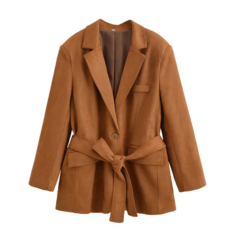 Anja® | Trenchcoat van Suède