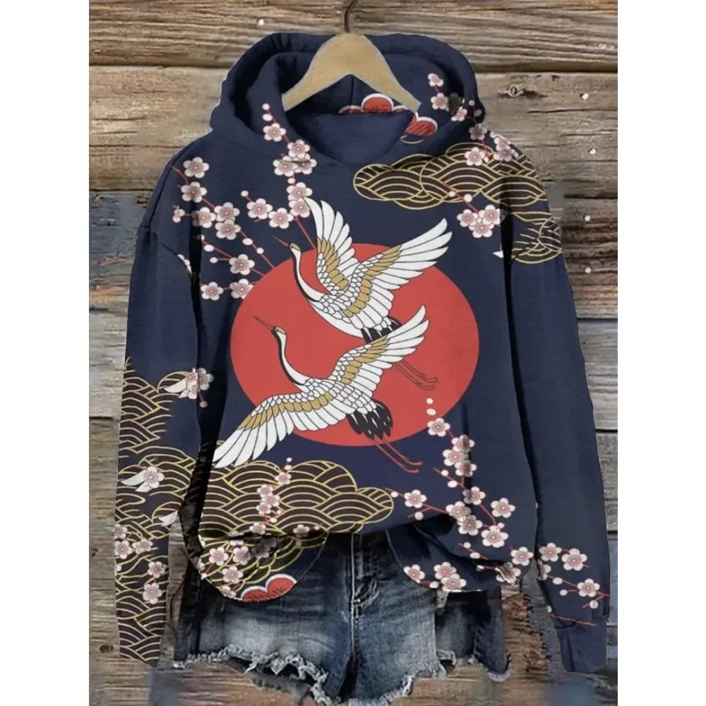 NERIA® | Sweatshirt met bloemenprint