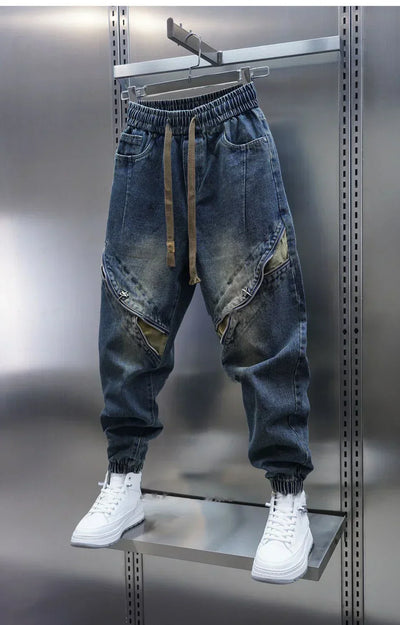 Laurent™ | Baggy Denim Broeken met Ceintuur