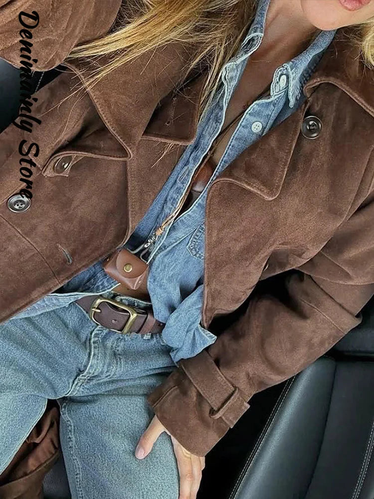 Lea® | Trenchcoat van Suède