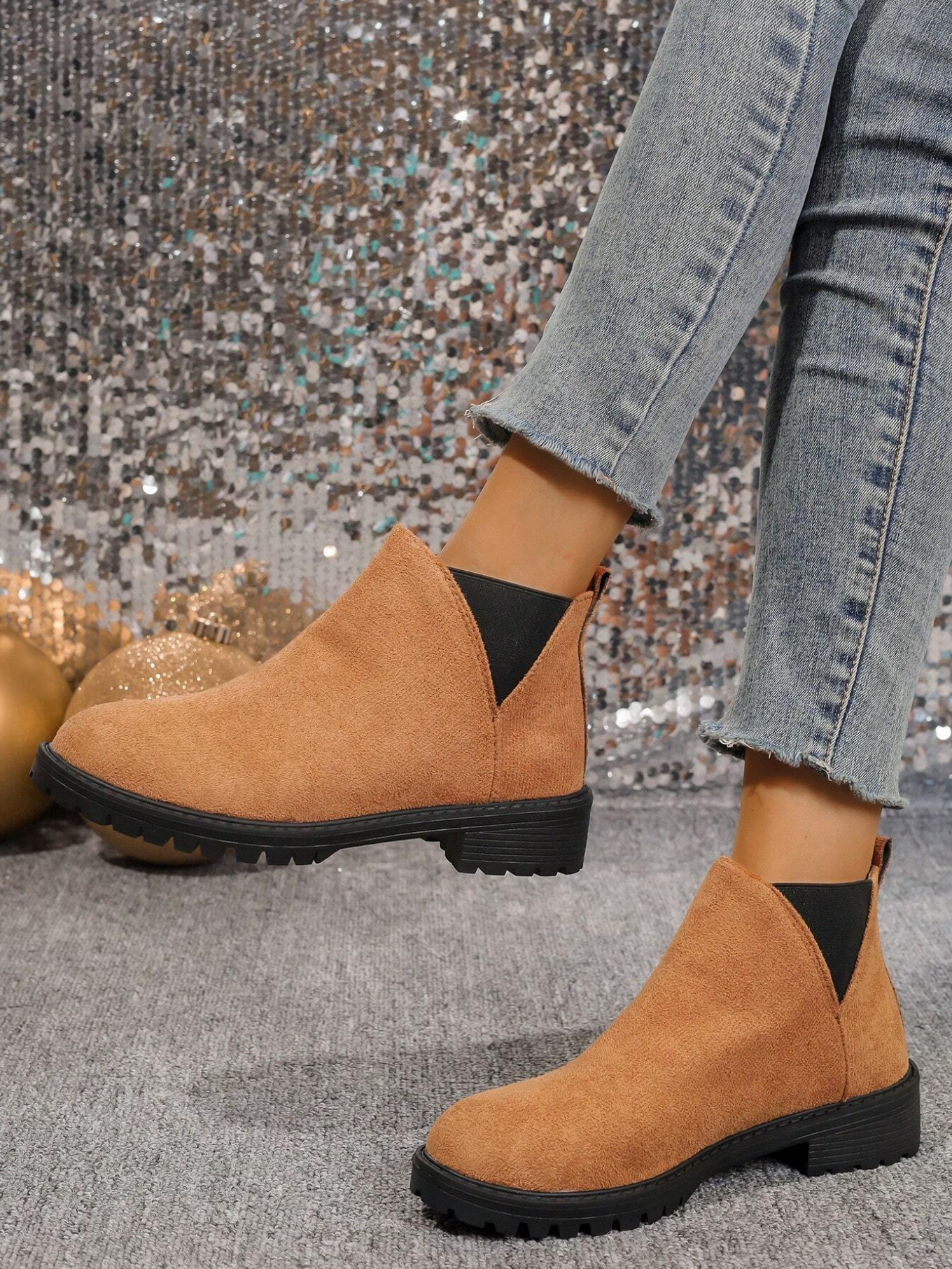 Renate® | Instaplaarzen met Lage Hak