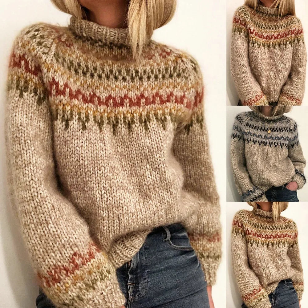 Emma™ | Gebreide trui met col