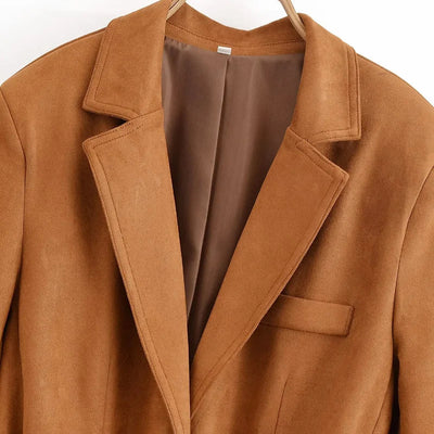 Anja® | Trenchcoat van Suède