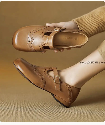 Anneliese® | Vegan Leren Orthopedische Slippers