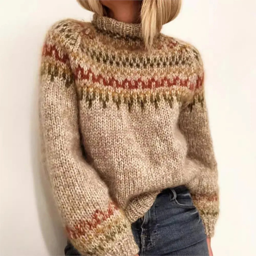 Emma™ | Gebreide trui met col