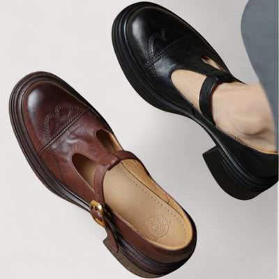 Vera - Elegante Gedessineerde Mocassin