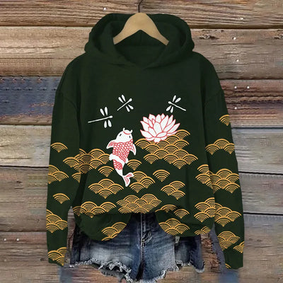 YLENA® | Sweatshirt met bloemenprint
