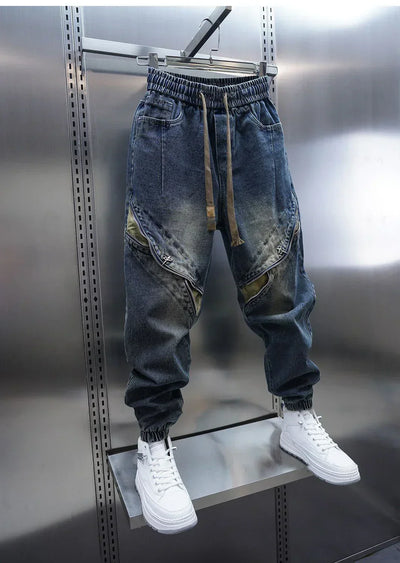 Laurent™ | Baggy Denim Broeken met Ceintuur