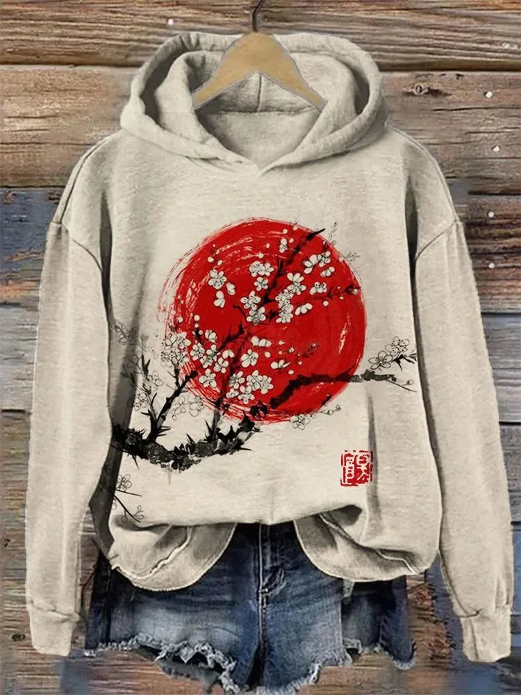 YLENA® | Sweatshirt met bloemenprint