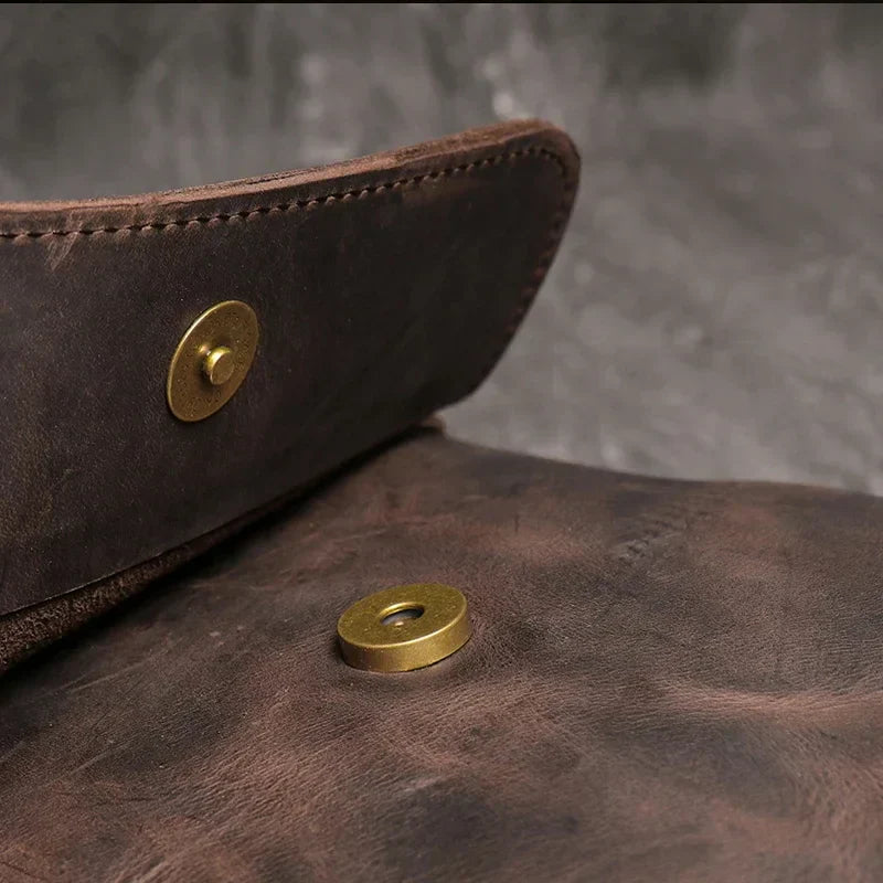 Michl® | LEDEREN SCHOUDBAG VOOR HEREN