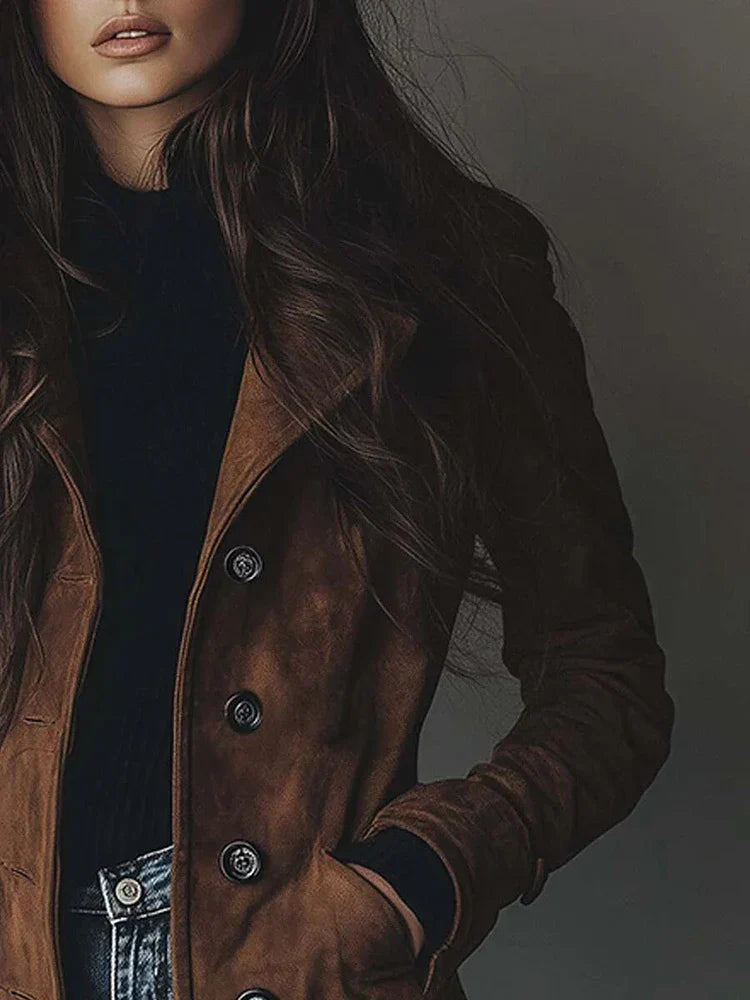 Kirsten® | Trenchcoat van Suède