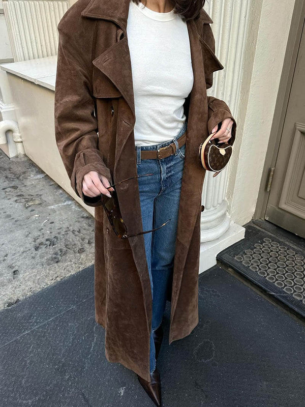 Alma® | Trenchcoat van Suède
