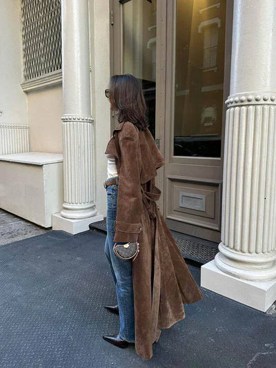 Alma® | Trenchcoat van Suède