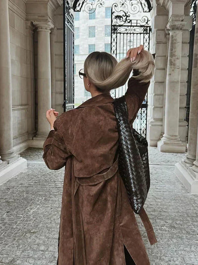 Alma® | Trenchcoat van Suède