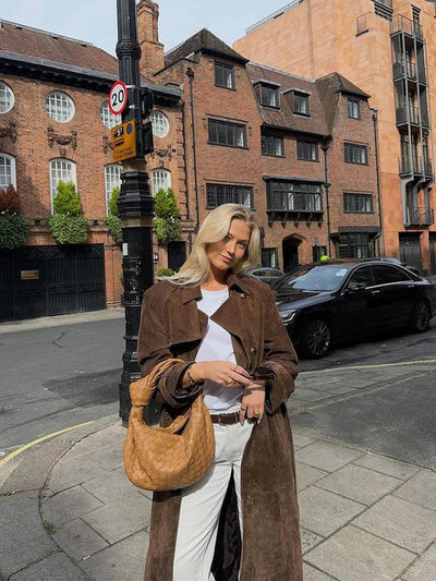 Alma® | Trenchcoat van Suède