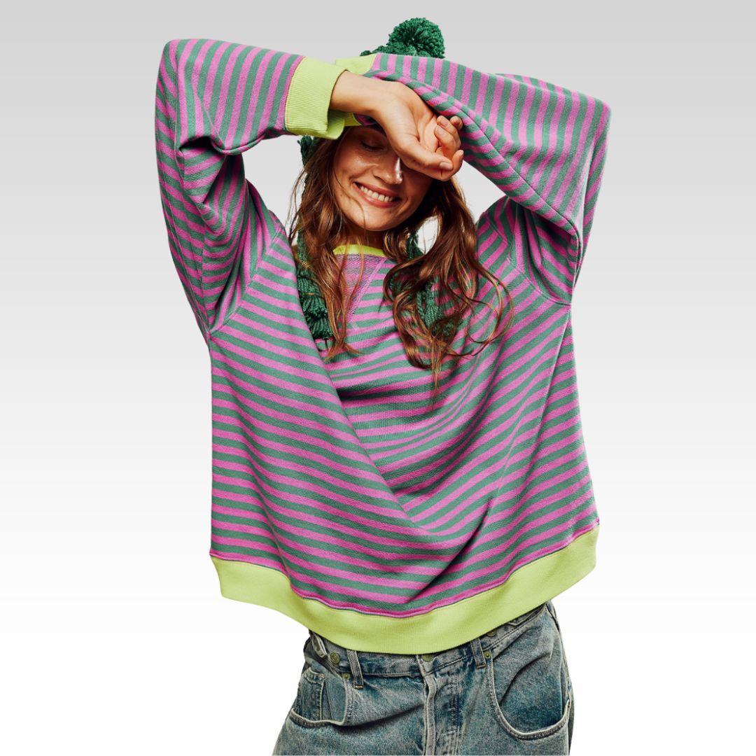 Brigitte® | Gestreepte Oversized Trui