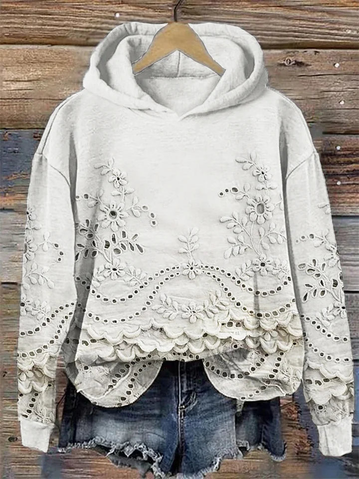 MARLA® | Sweatshirt met bloemenpatroon