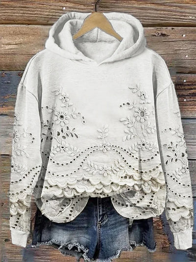 MARLA® | Sweatshirt met bloemenpatroon