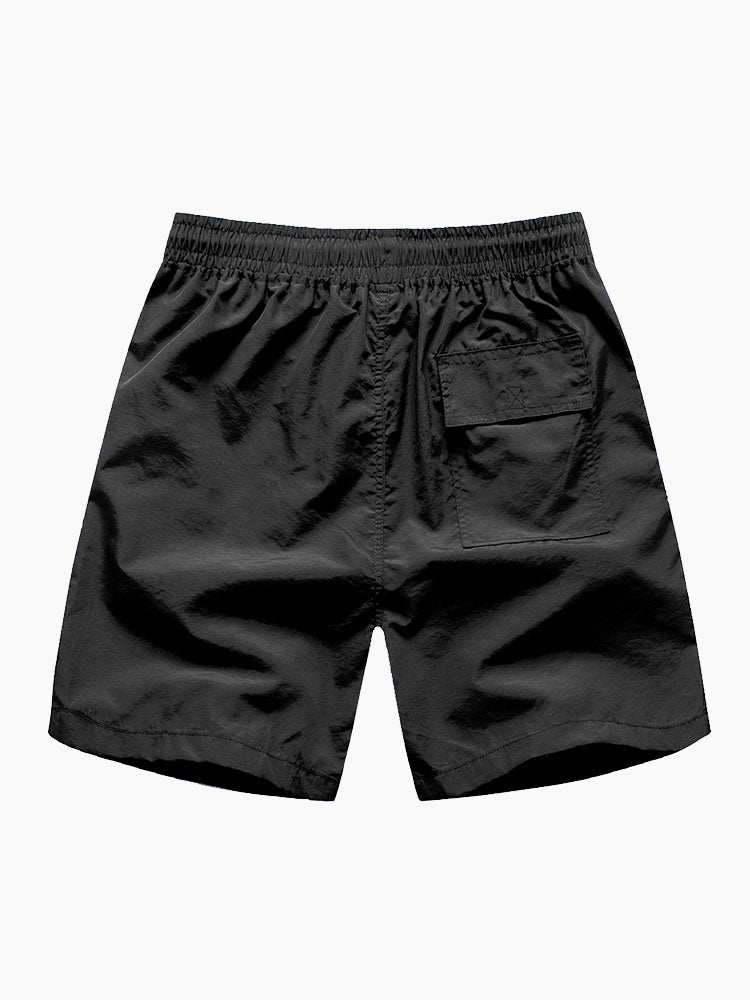 Tropische bloemenprint knoopshirt en zwemshorts
