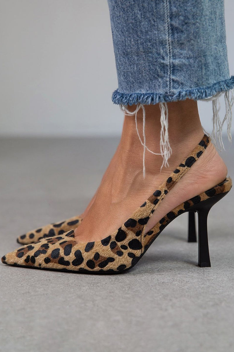 Daria | Khaki-Leoparden-Hakken
