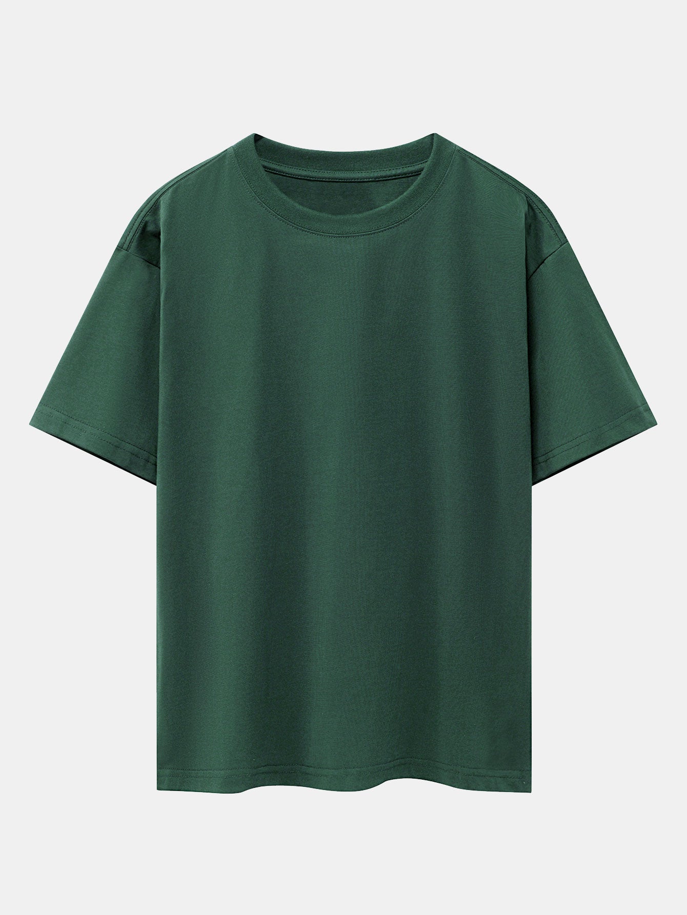 Oversized basis T-shirt van zware kwaliteit