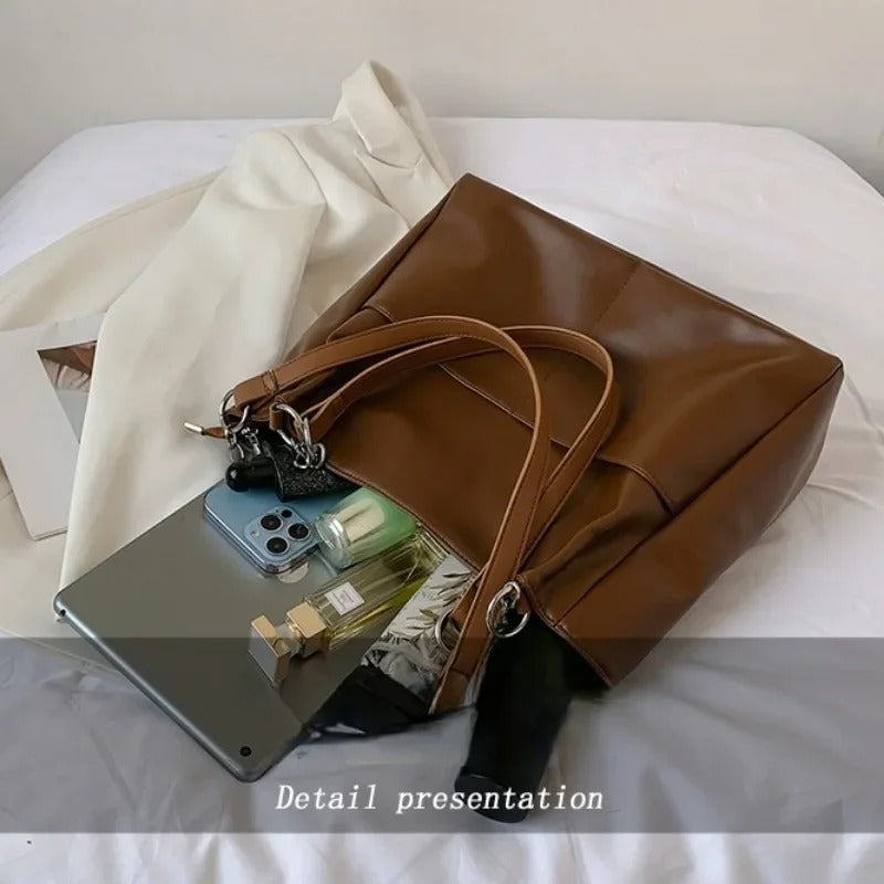 Iris® | Grote Vintage Handgemaakte Lederen Tas