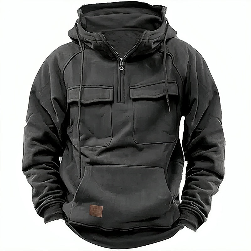 Nolan™ | Stijlvolle herfst hoodie met rits