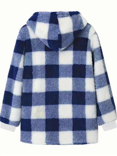 Alessia® | Comfortabele geruite jas