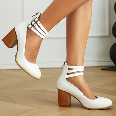 Elisa™| Gladde Sandalen met Dikke Zool