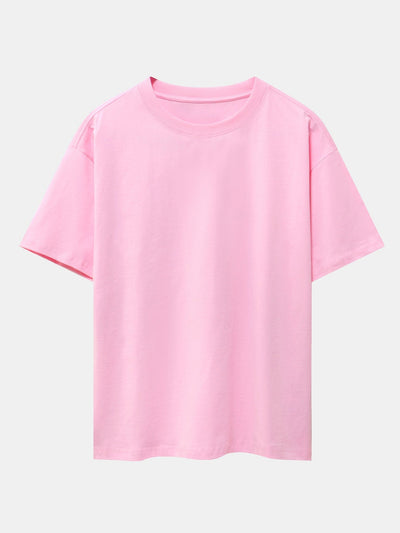 Oversized basis T-shirt van zware kwaliteit