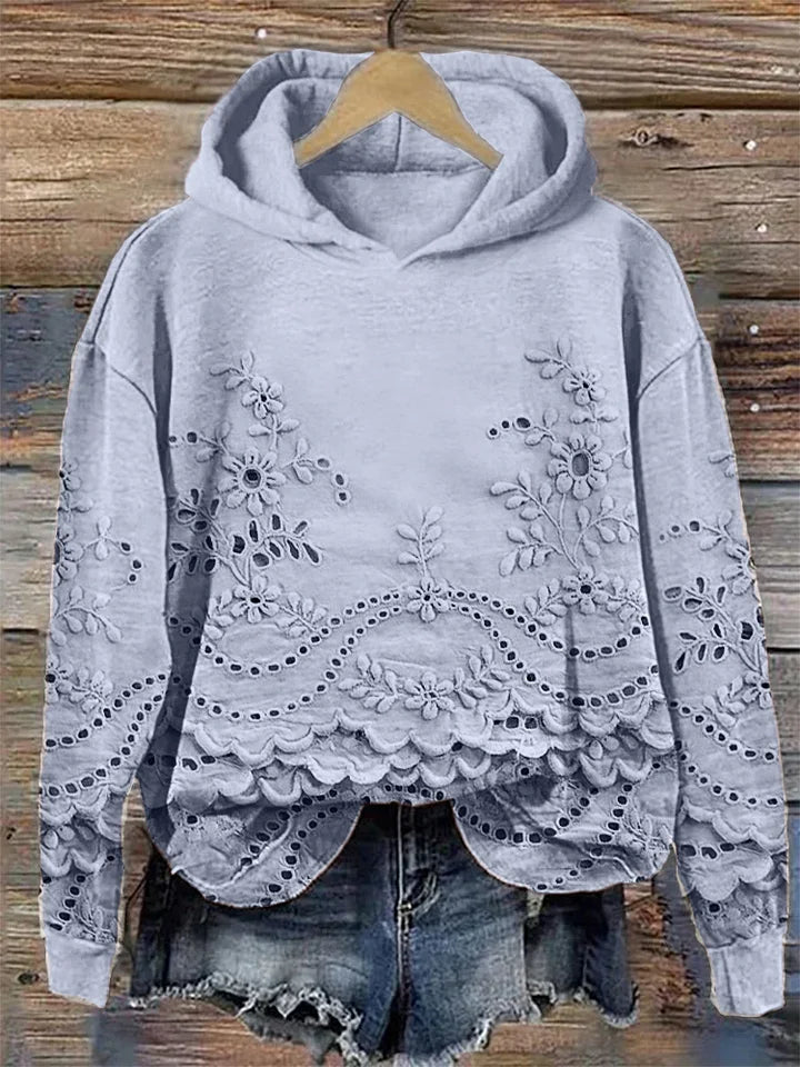 MARLA® | Sweatshirt met bloemenpatroon