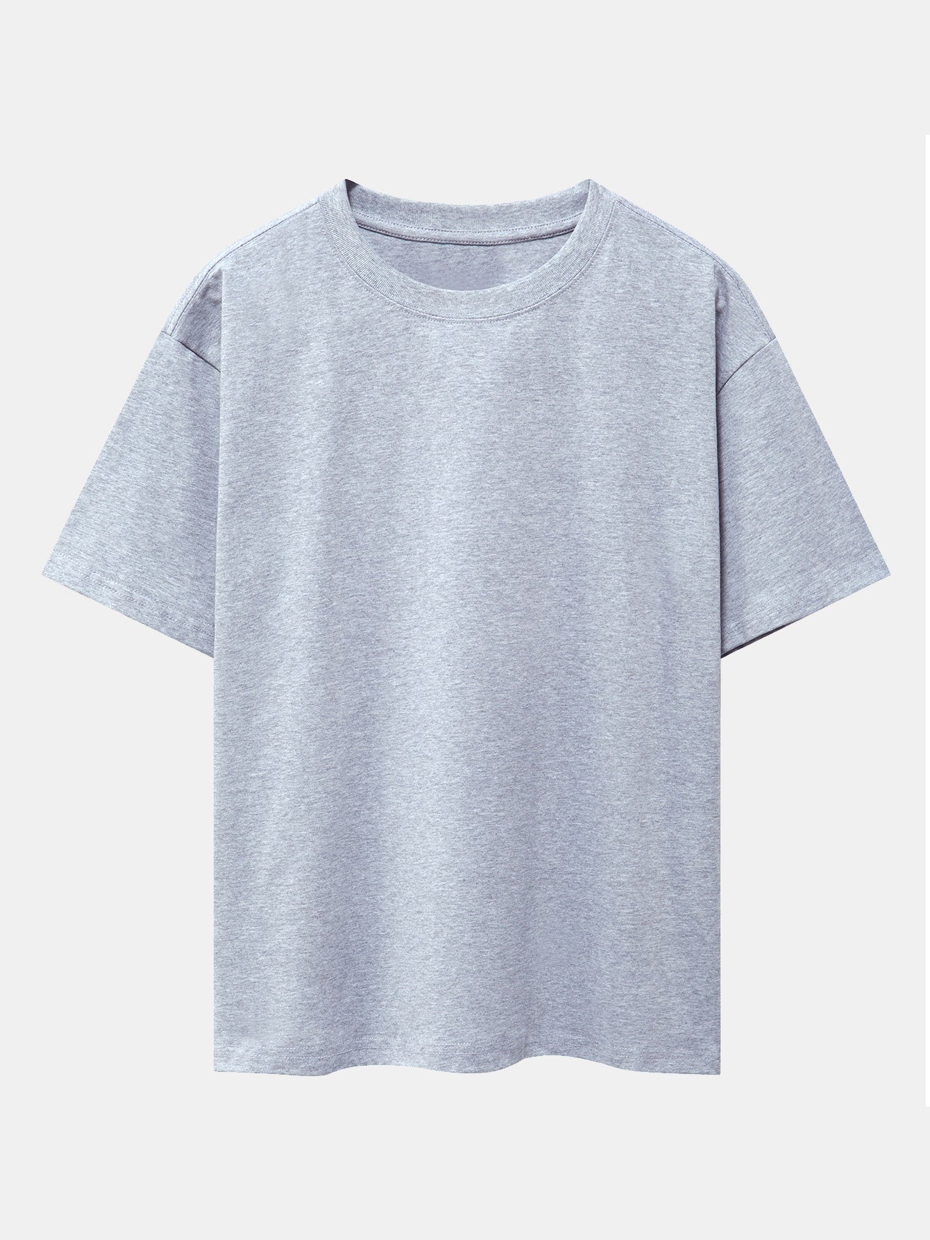 Oversized basis T-shirt van zware kwaliteit