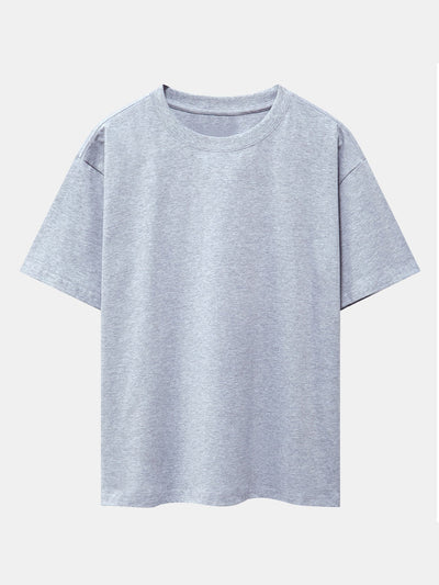 Oversized basis T-shirt van zware kwaliteit