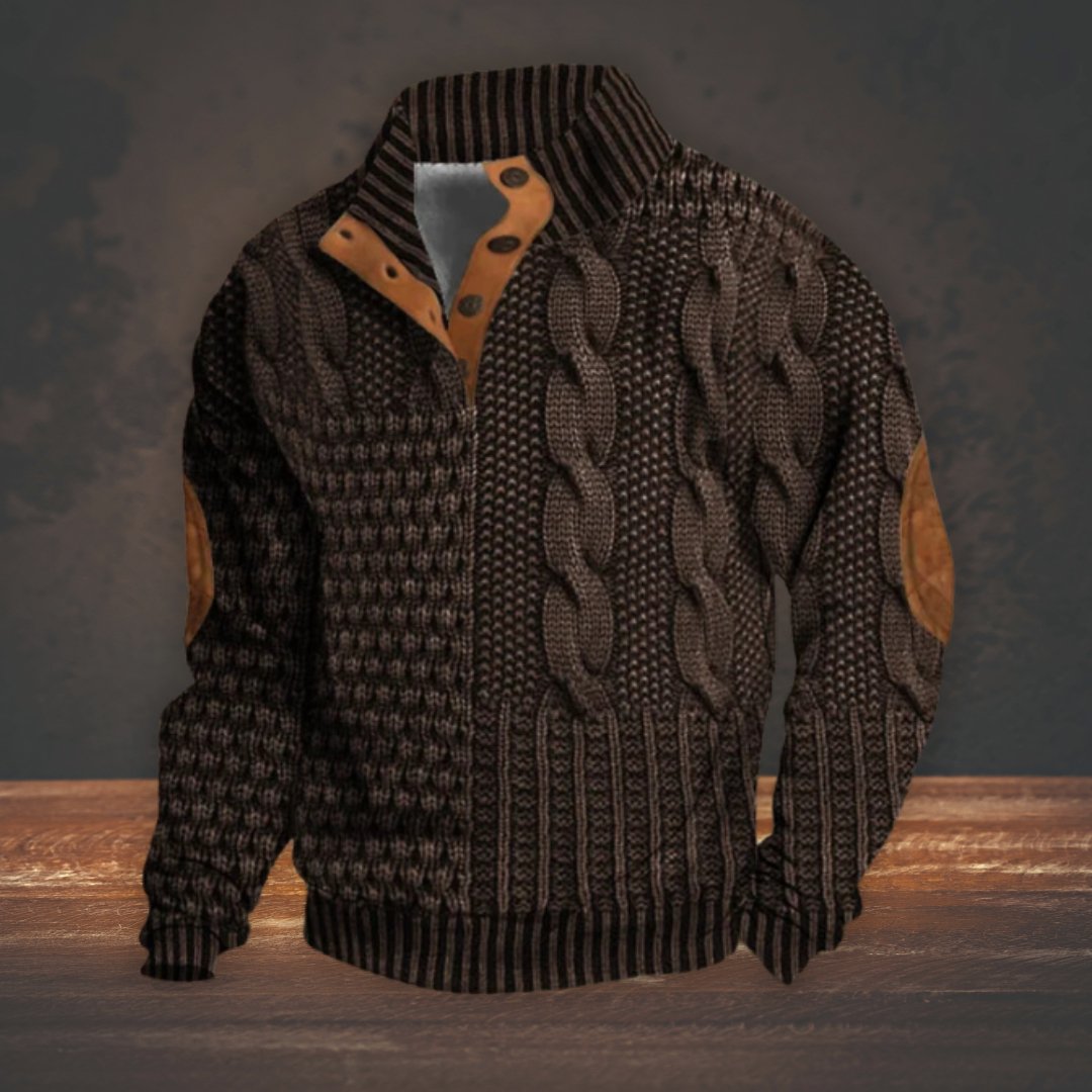 Claus® | Gedrukte warme sweater