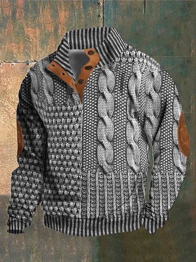 Claus® | Gedrukte warme sweater