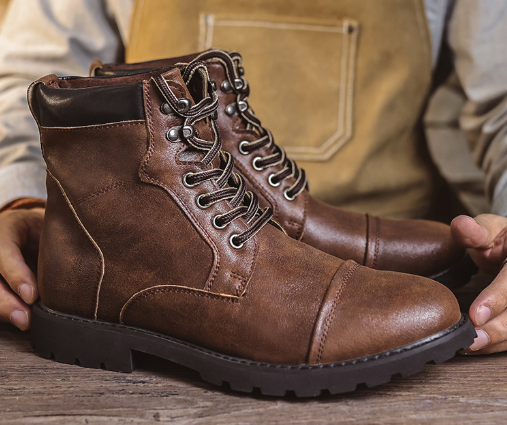 Colton™ | Premium leren herenlaarzen