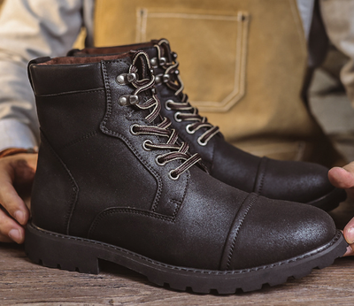 Colton™ | Premium leren herenlaarzen