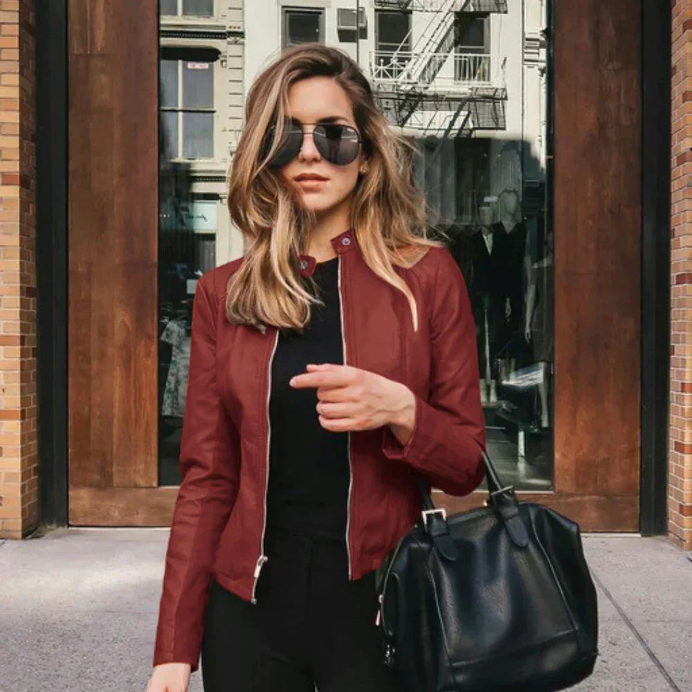 Marlene® | Italiaanse Leren Jas