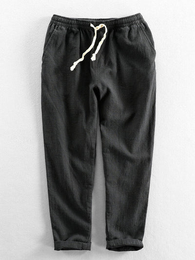 Katoenen cropped broek