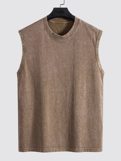 Versleten en vervaagde tanktop