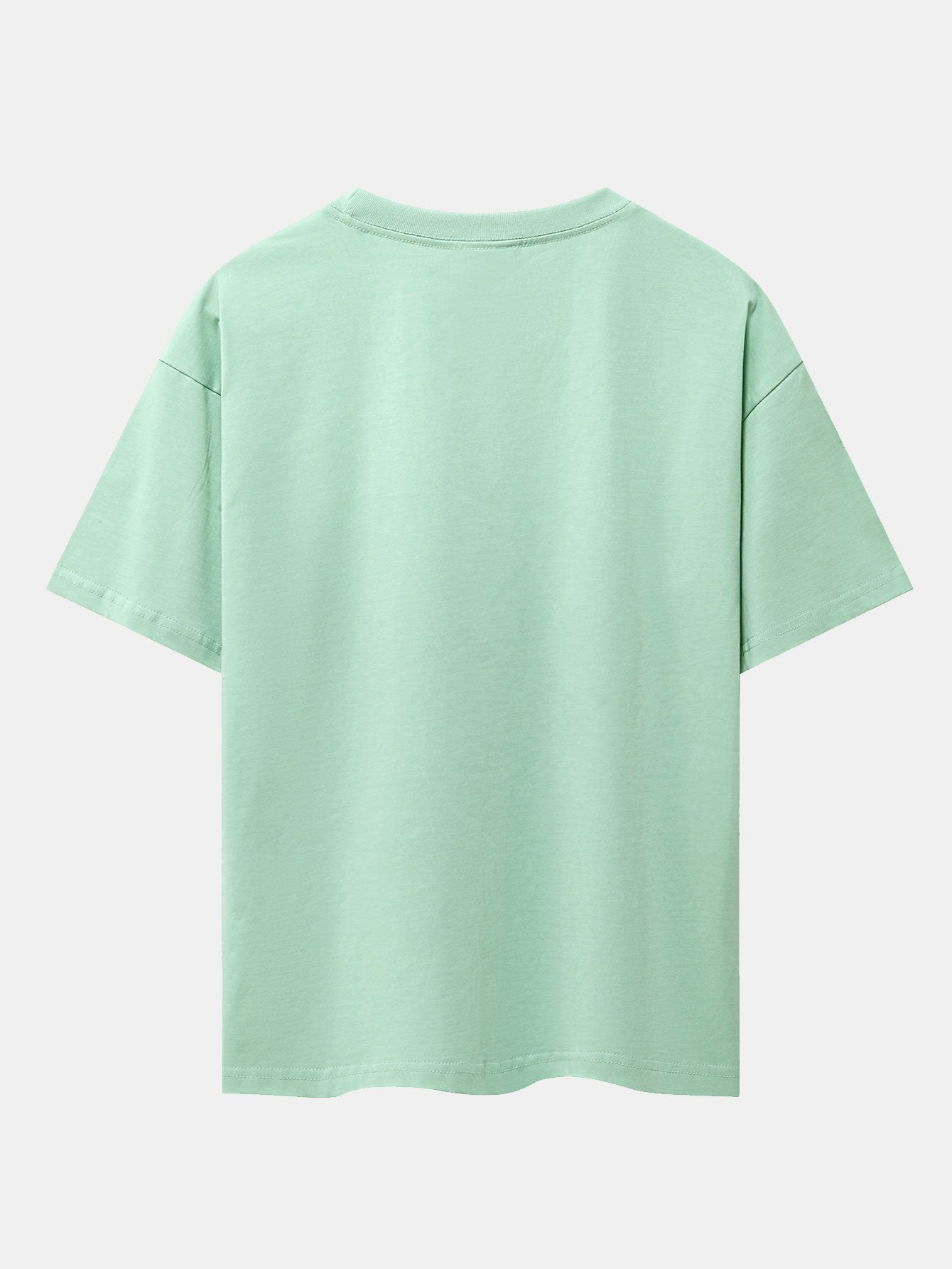 Oversized basis T-shirt van zware kwaliteit